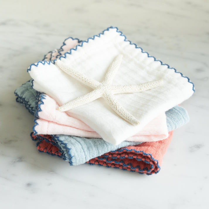 Babette Scalloped Washcloth 3-Pack