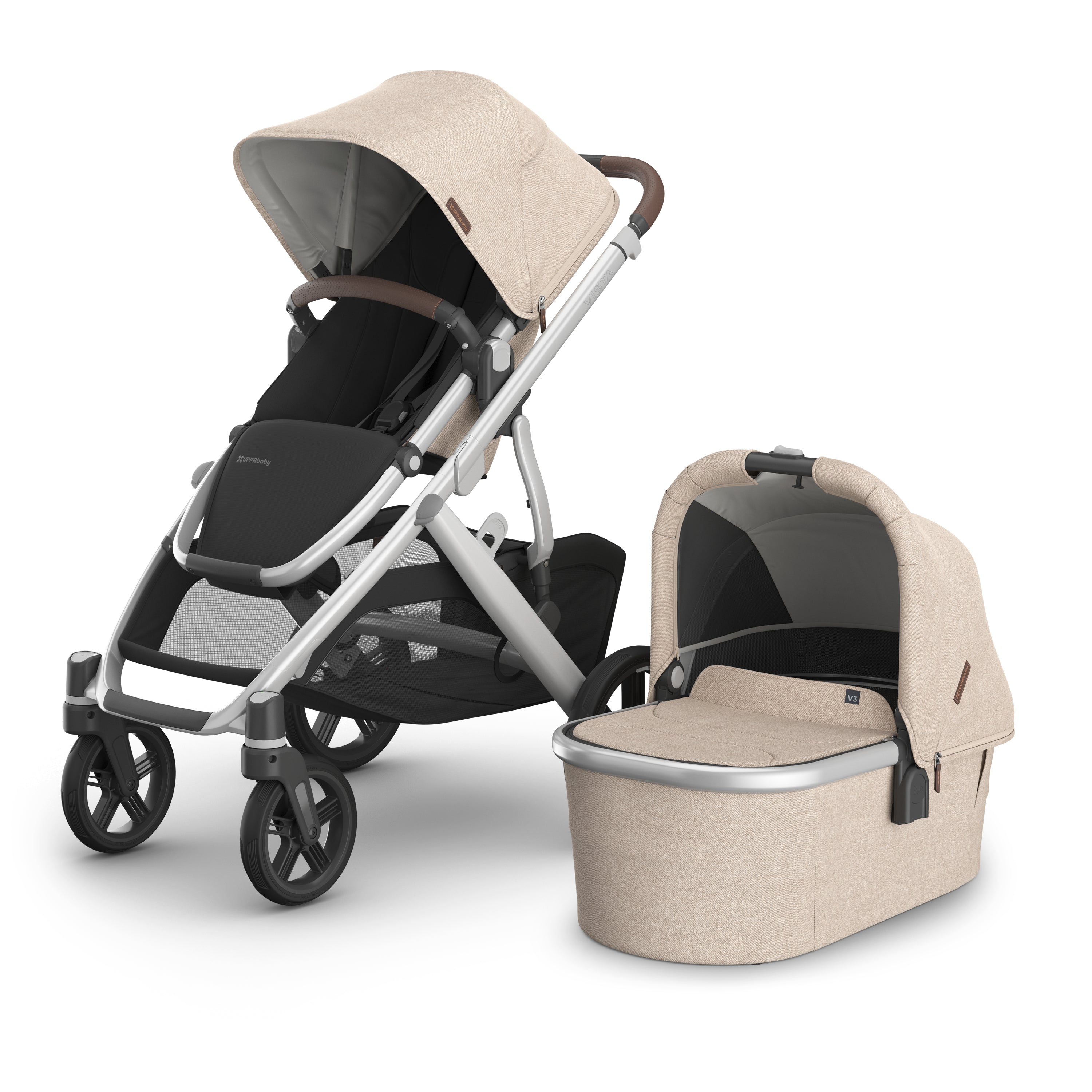 uppababy vista rain cover bassinet UPPAbaby Vista V3 Stroller + Bassinet Bundle