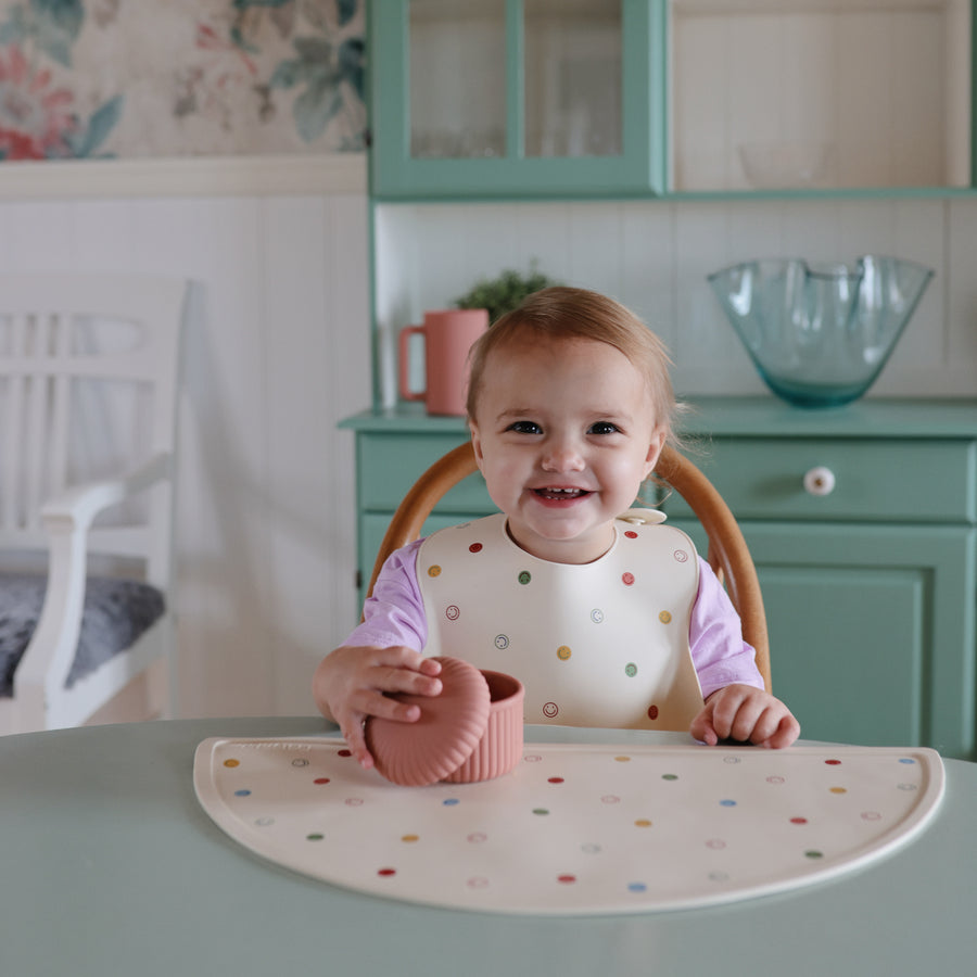 Mushie Silicone Baby Bib