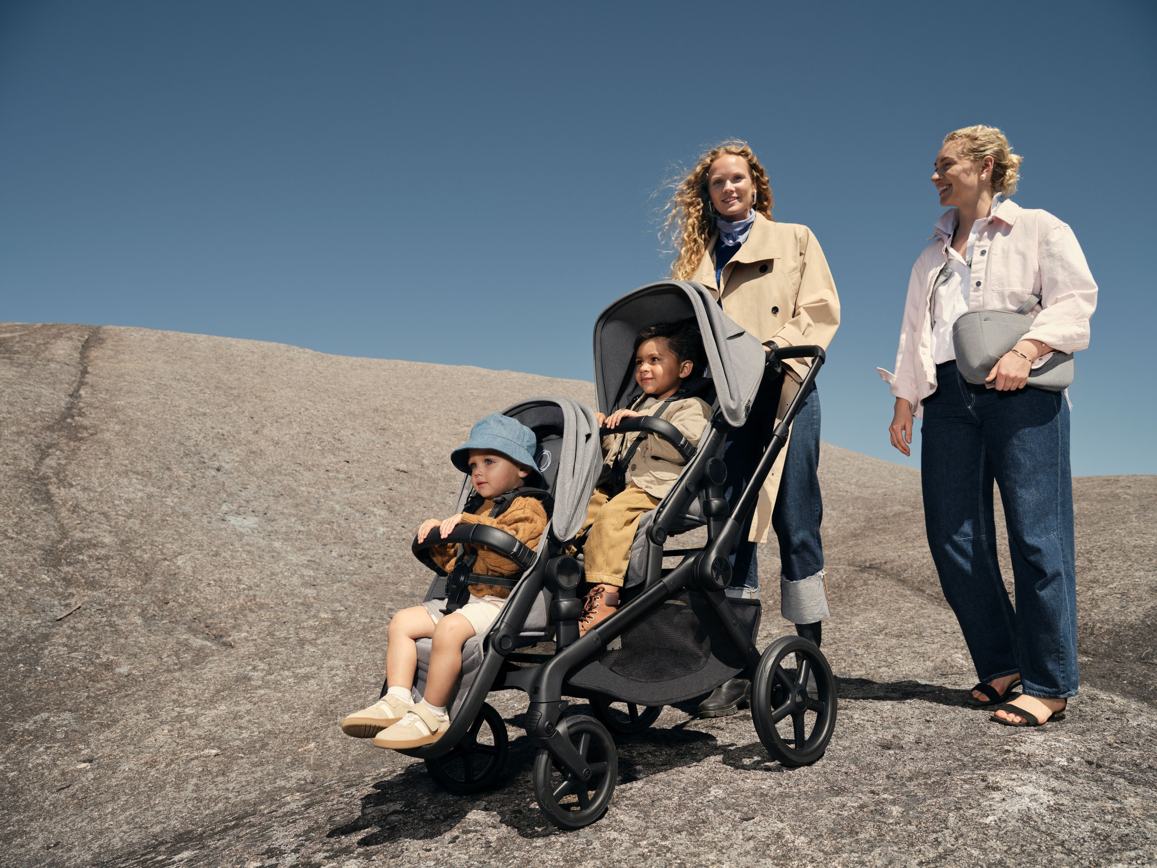 Bugaboo Kangaroo Complete Stroller With Bassinet and Sibling Seat