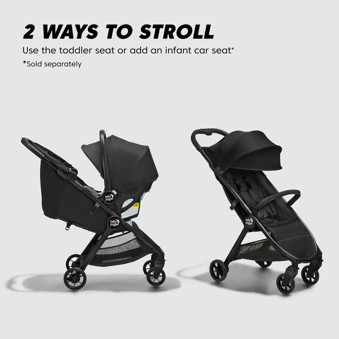 Baby Jogger City Tour2 Compact Travel Stroller | Open Box