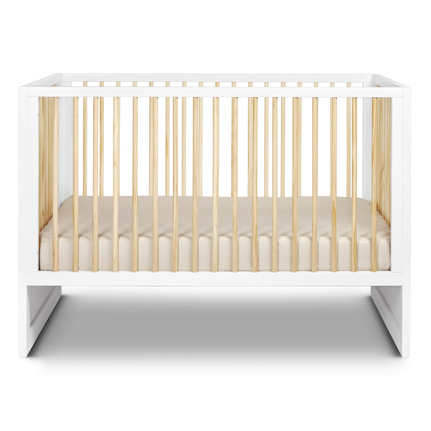 HushCrib Classic 4-in1 Convertible Crib With Trundle