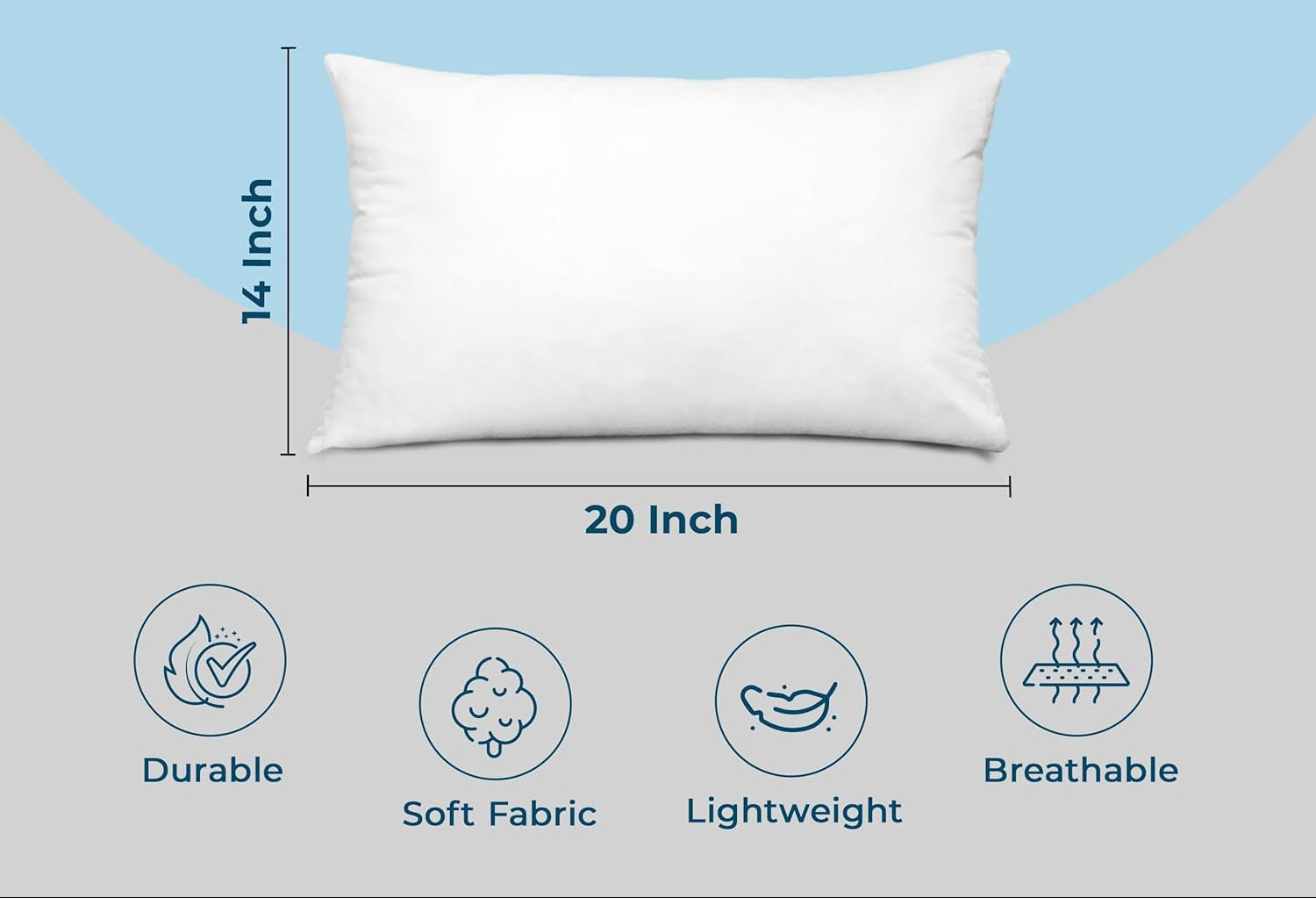 Swabies Pillow Insert 14 x 20