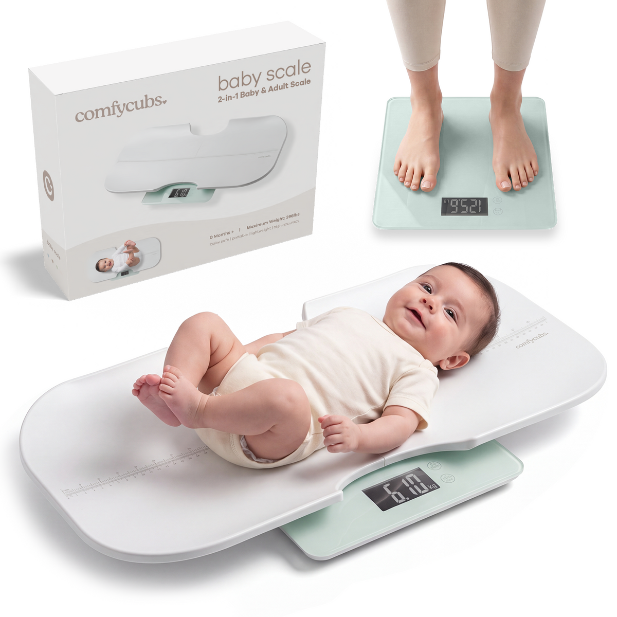 Comfy Cubs Baby Scale With Tray