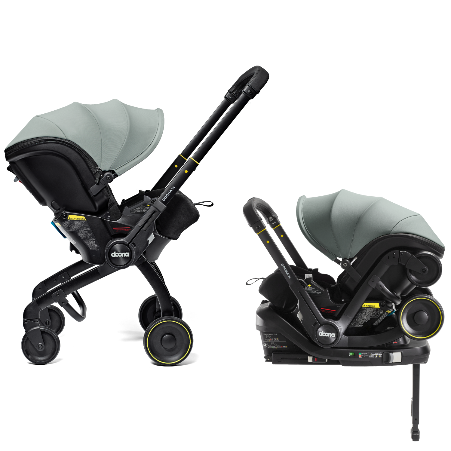 Doona X Infant Car Seat Stroller & Latch Base