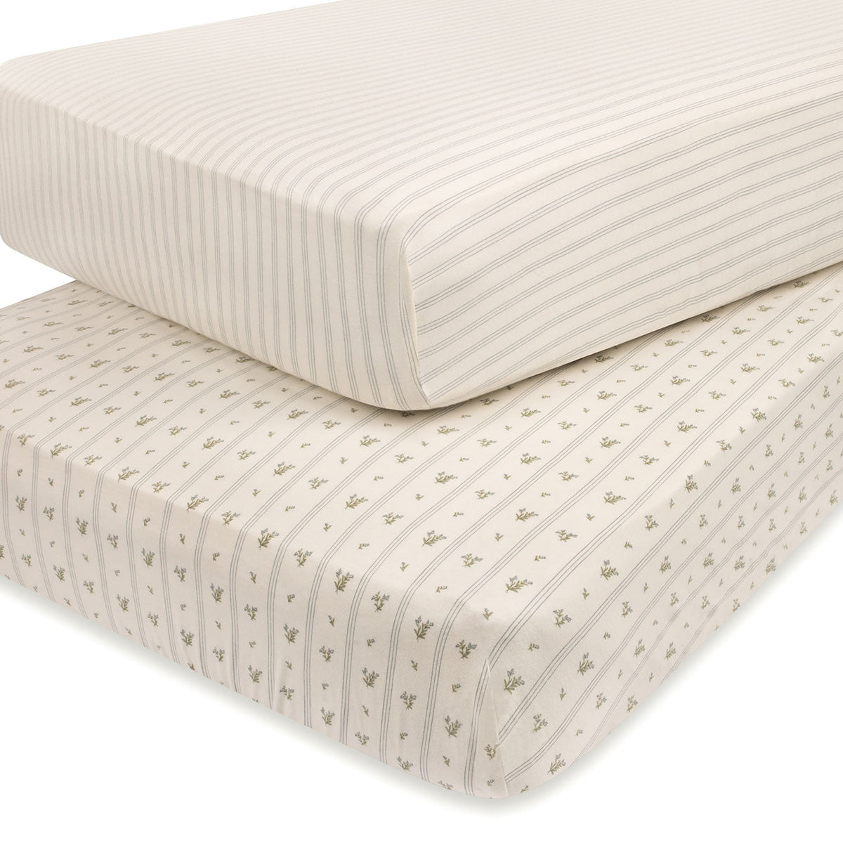 Ely's & Co. Cotton Crib Sheet - 2 Pack