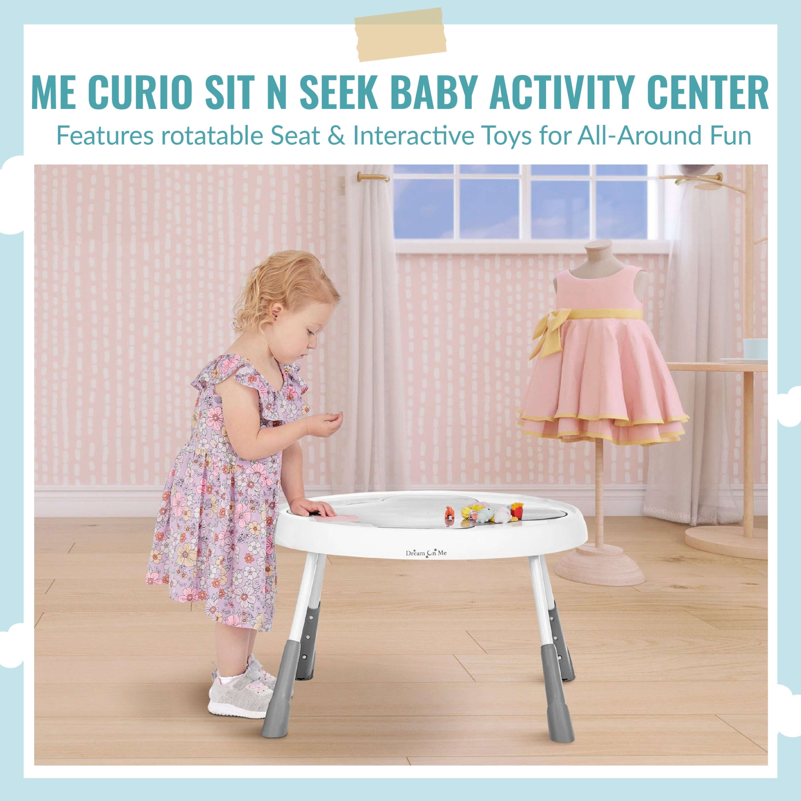 Dream On Me Curio Sit N Seek Baby Activity Center
