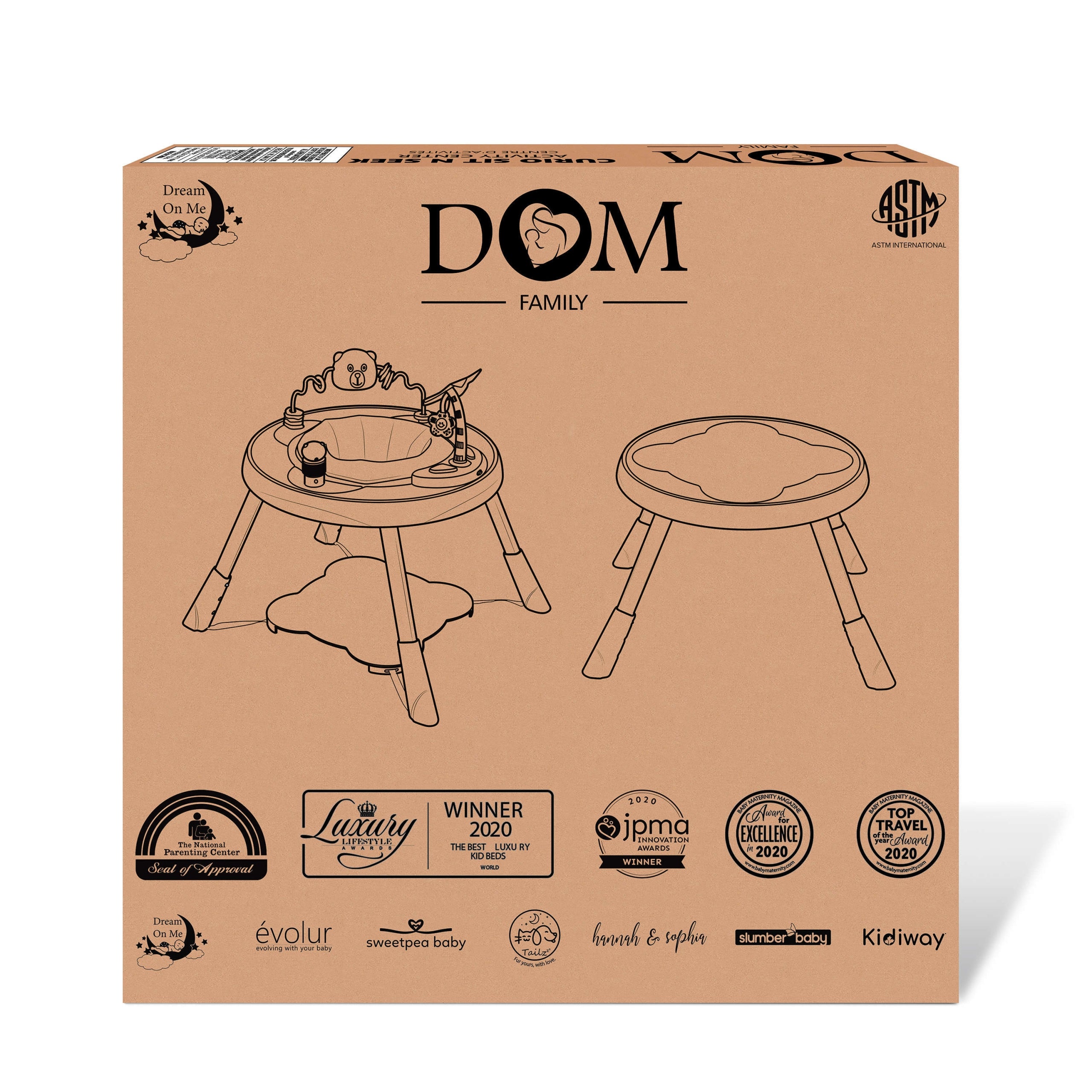 Dream On Me Curio Sit N Seek Baby Activity Center