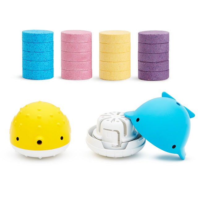 Munchkin Color Buddies Bath Bombs With Dispenser Toys