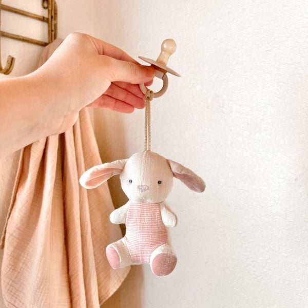 Itzy Ritzy Bitzy Pal Natural Rubber Pacifier & Plush Toy