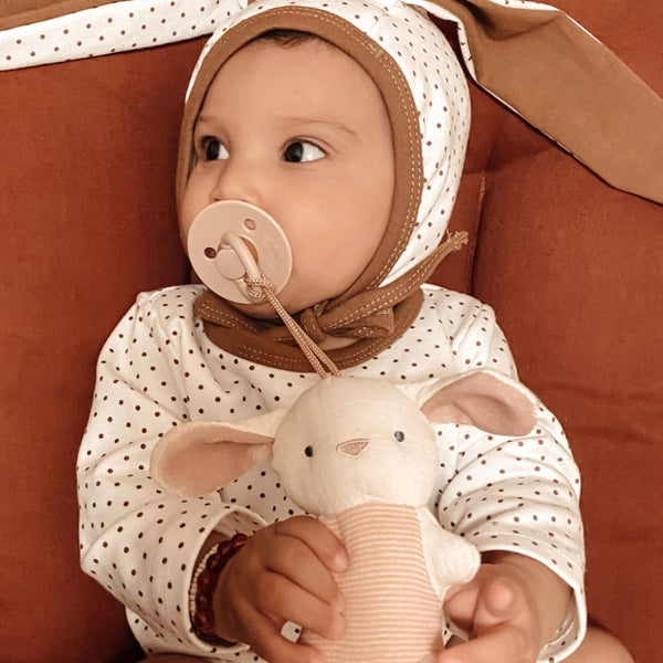 Itzy Ritzy Bitzy Pal Natural Rubber Pacifier & Plush Toy