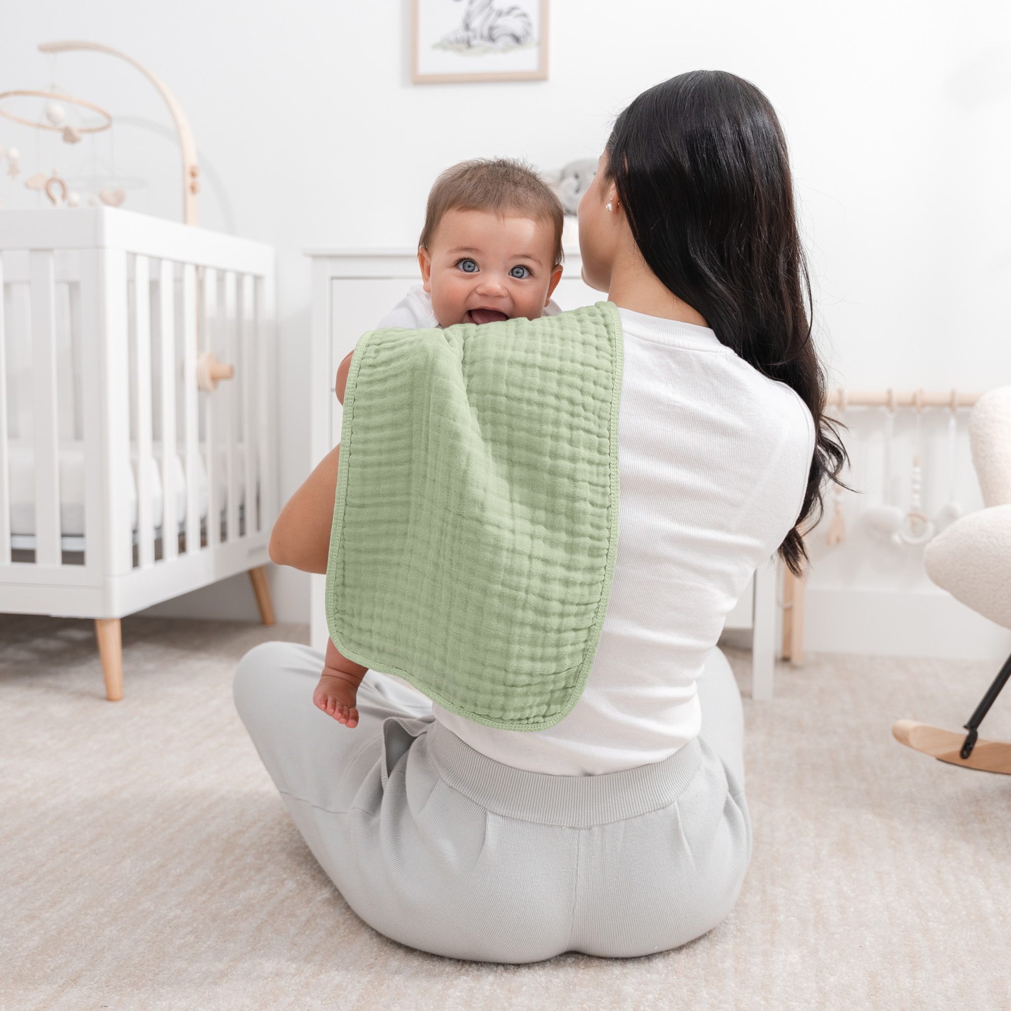 Comfy Cubs Muslin Cotton Burp Cloths