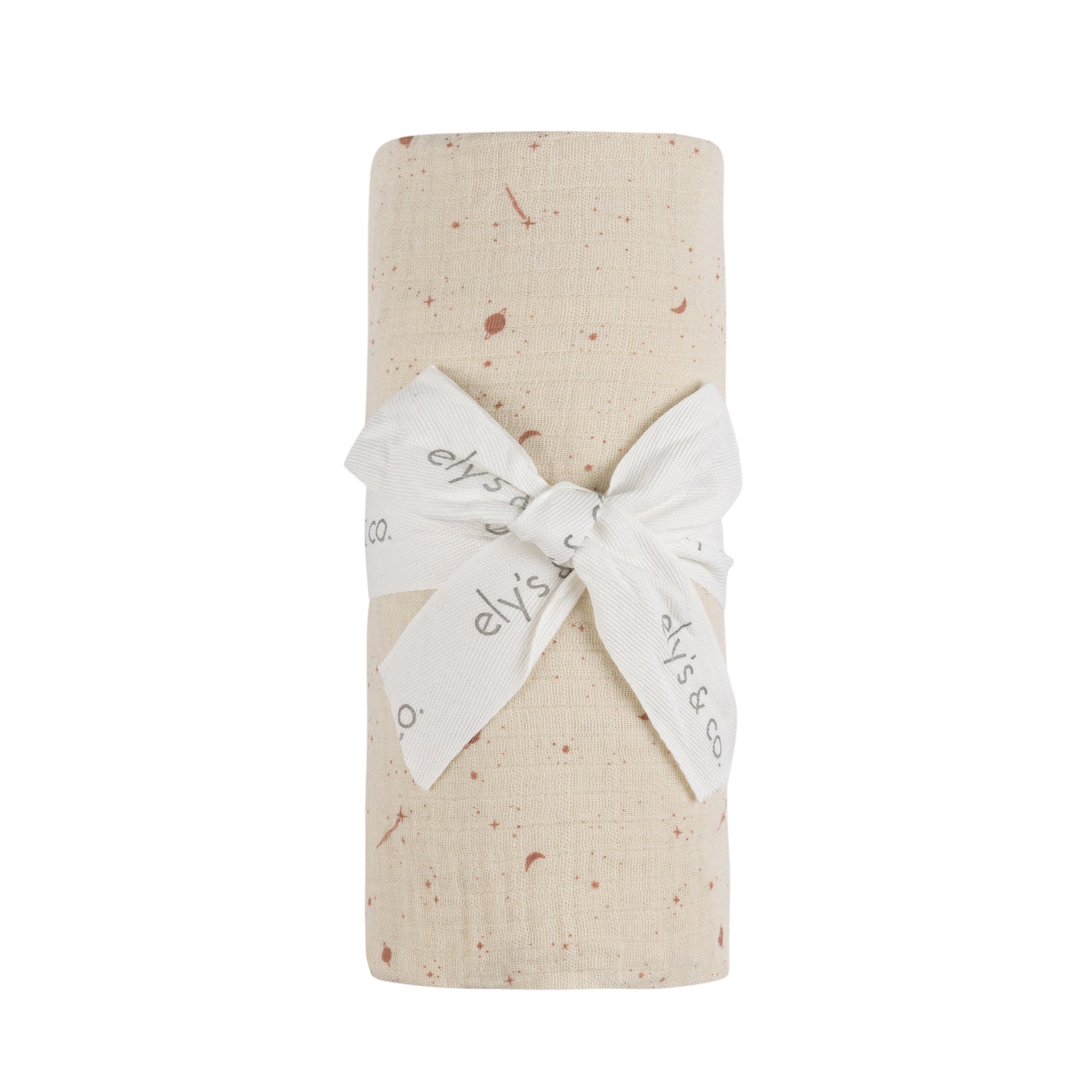 Ely's & Co. Brushed Cotton Muslin Swaddle Blanket Celestial Collection