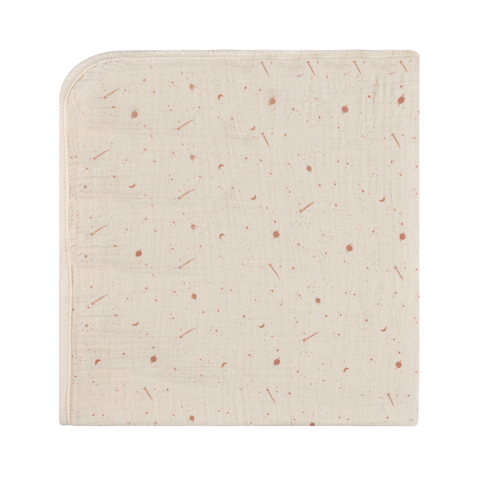 Ely's & Co. Brushed Cotton Muslin Swaddle Blanket Celestial Collection