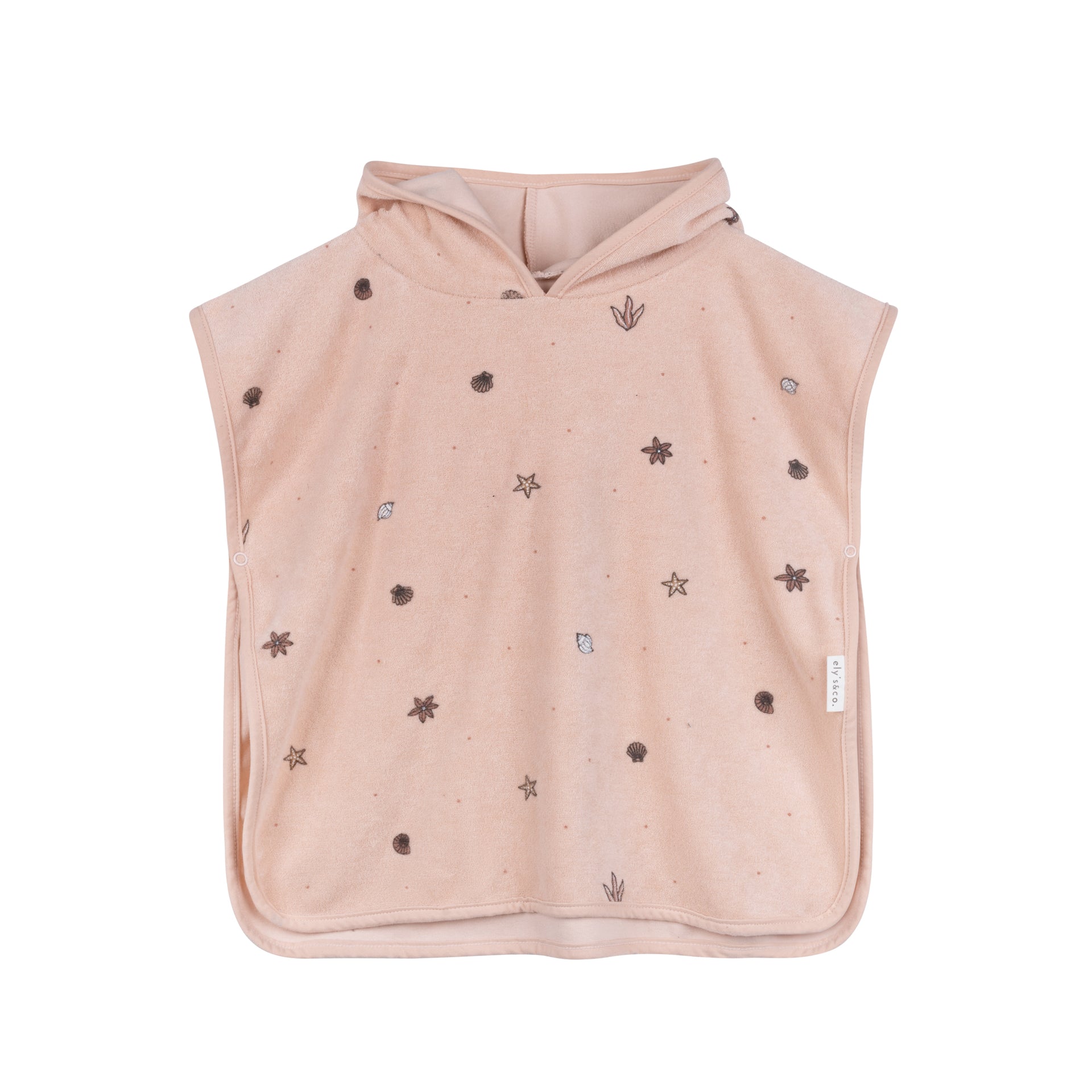 Ely's & Co. Jersey Terry Hooded Poncho