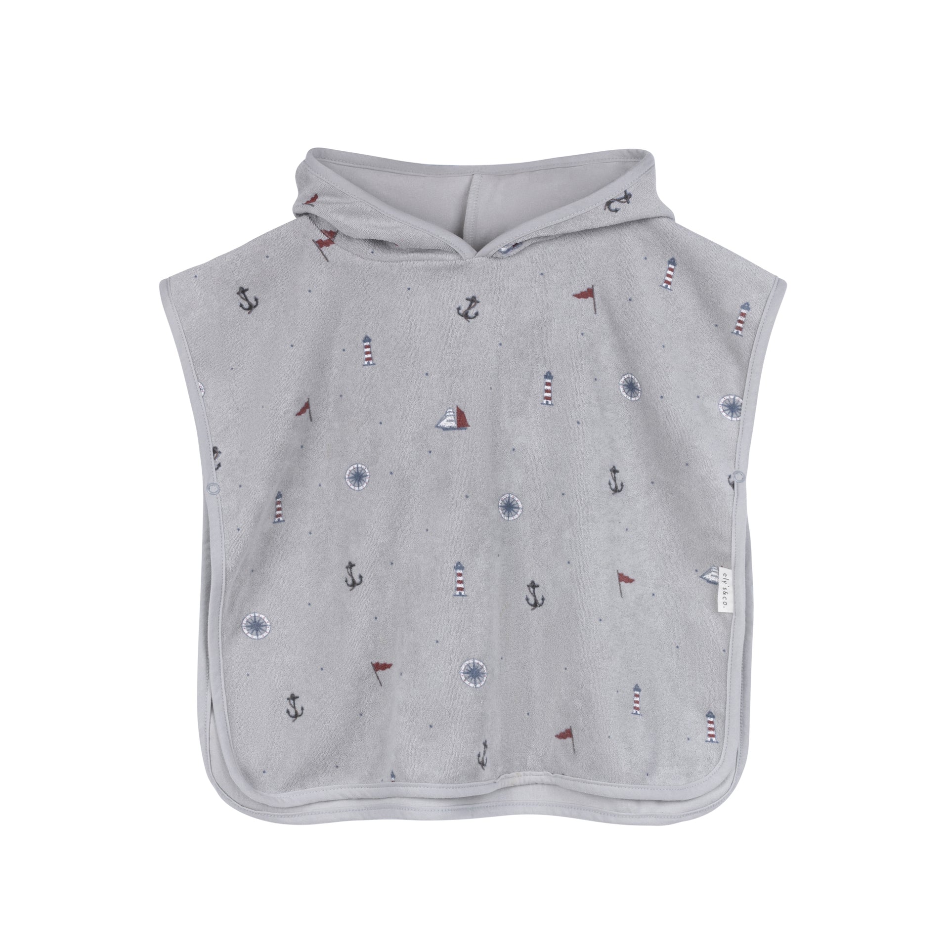 Ely's & Co. Jersey Terry Hooded Poncho