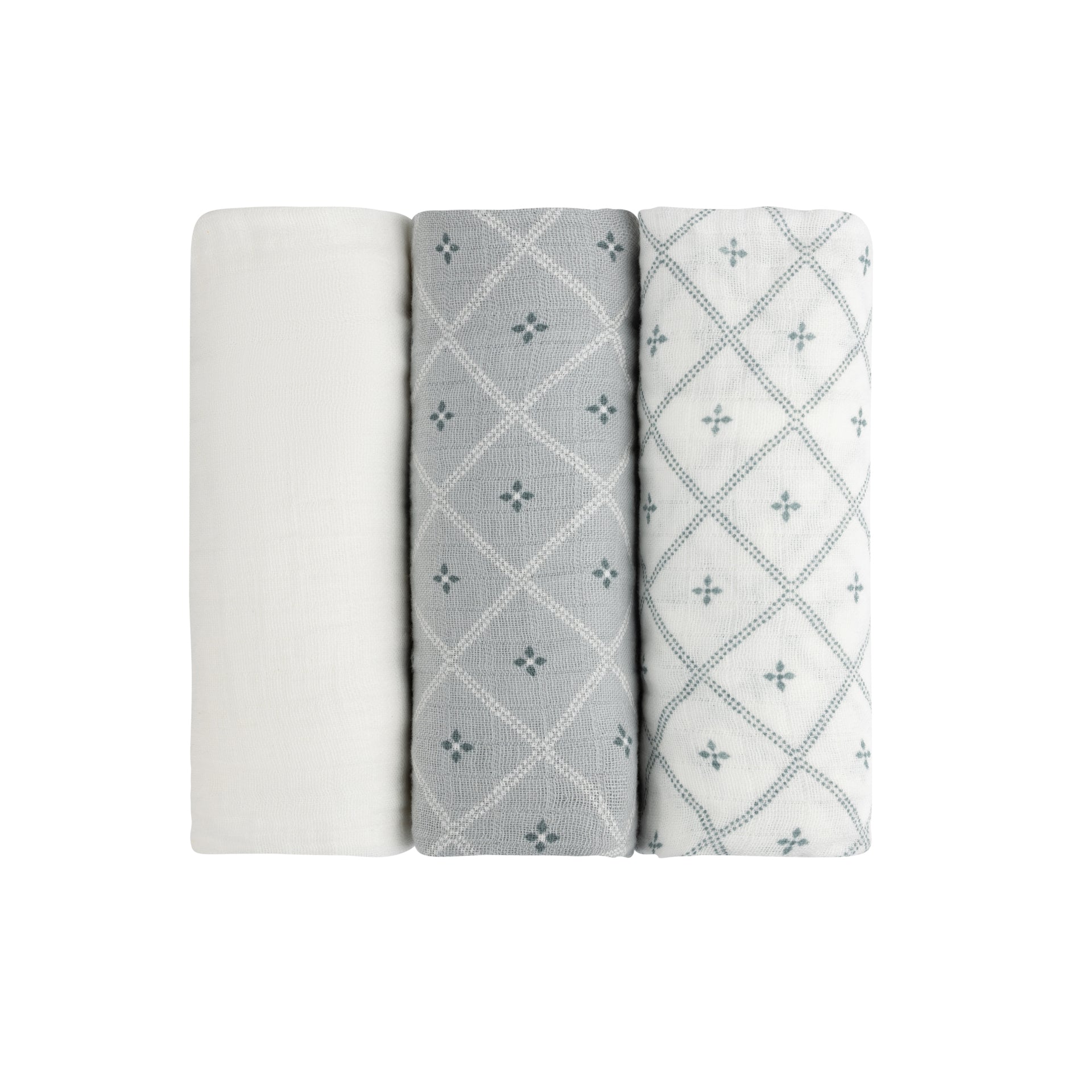 Aurora Classics Hypoallergenic Muslin Burp Cloth | 3-Pack