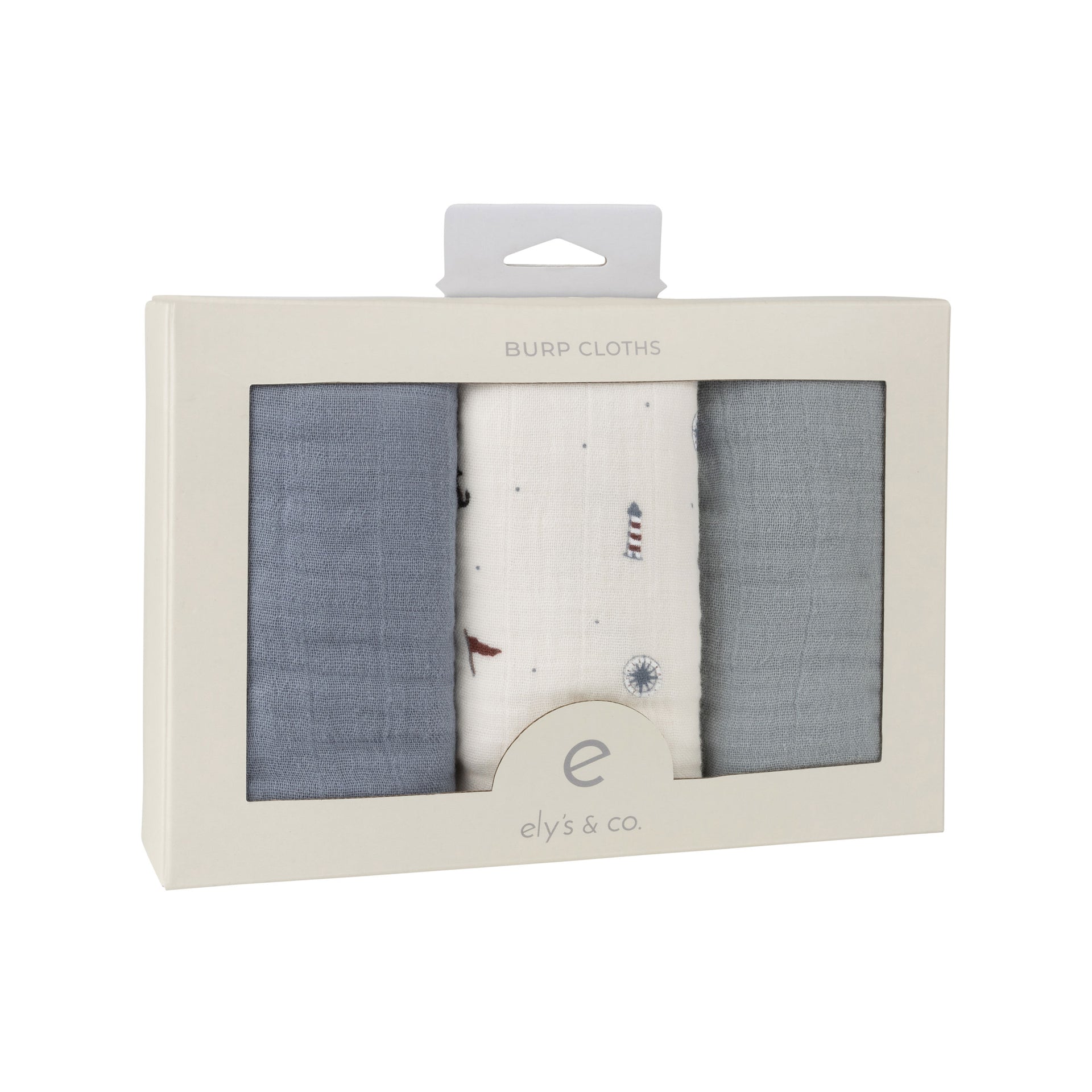 Ely's & Co. Muslin Burp Cloths - 3 Pack
