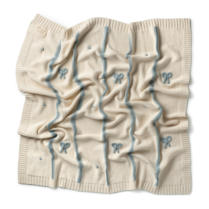 Domani Home Mini Bow Baby Blanket