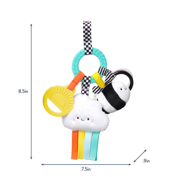 Itzy Ritzy Bitzy Busy Ring Teething Activity Toy