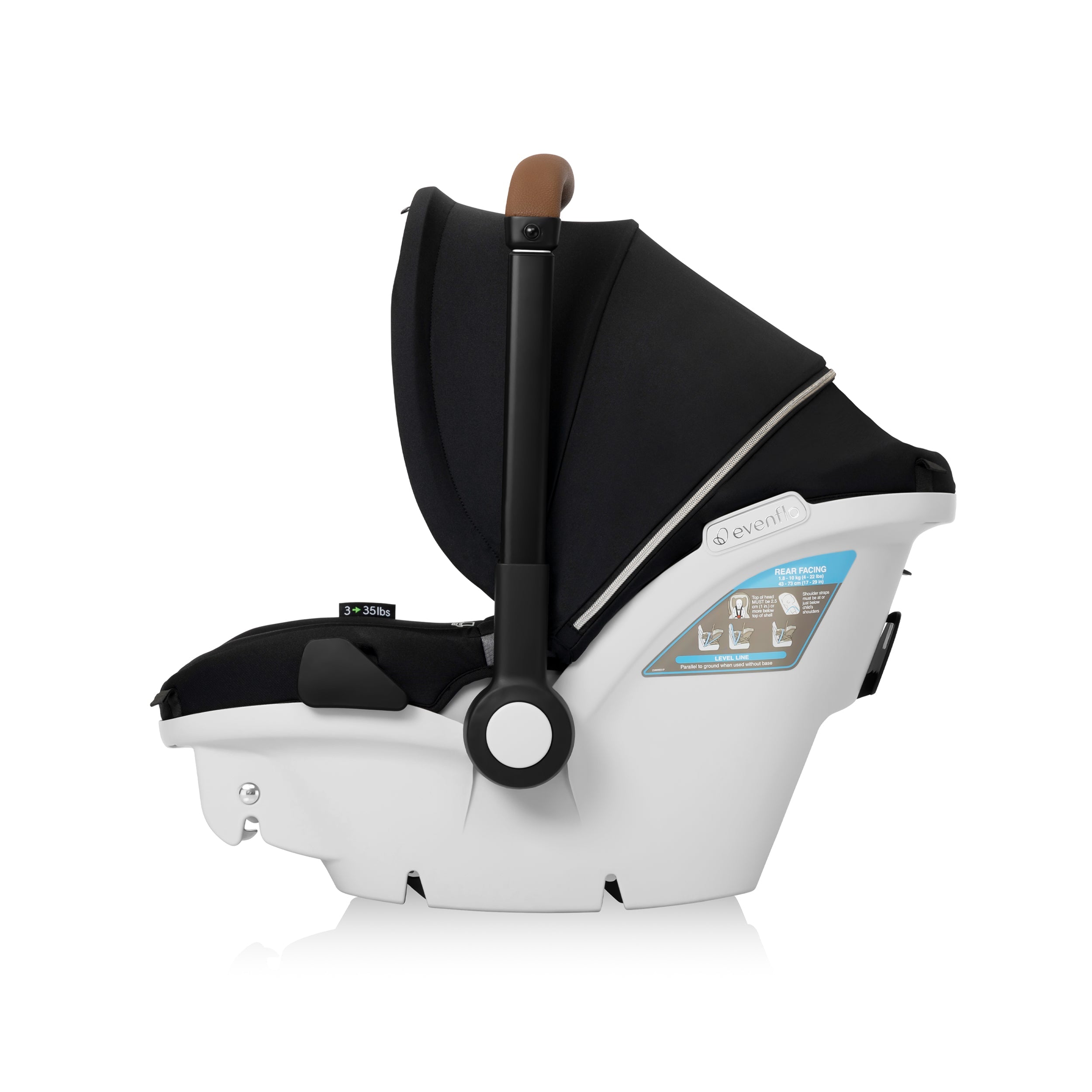 Evenflo Gold Shyft DualRide Infant Car Seat and Stroller Combo With Extended Canopy | Open Box