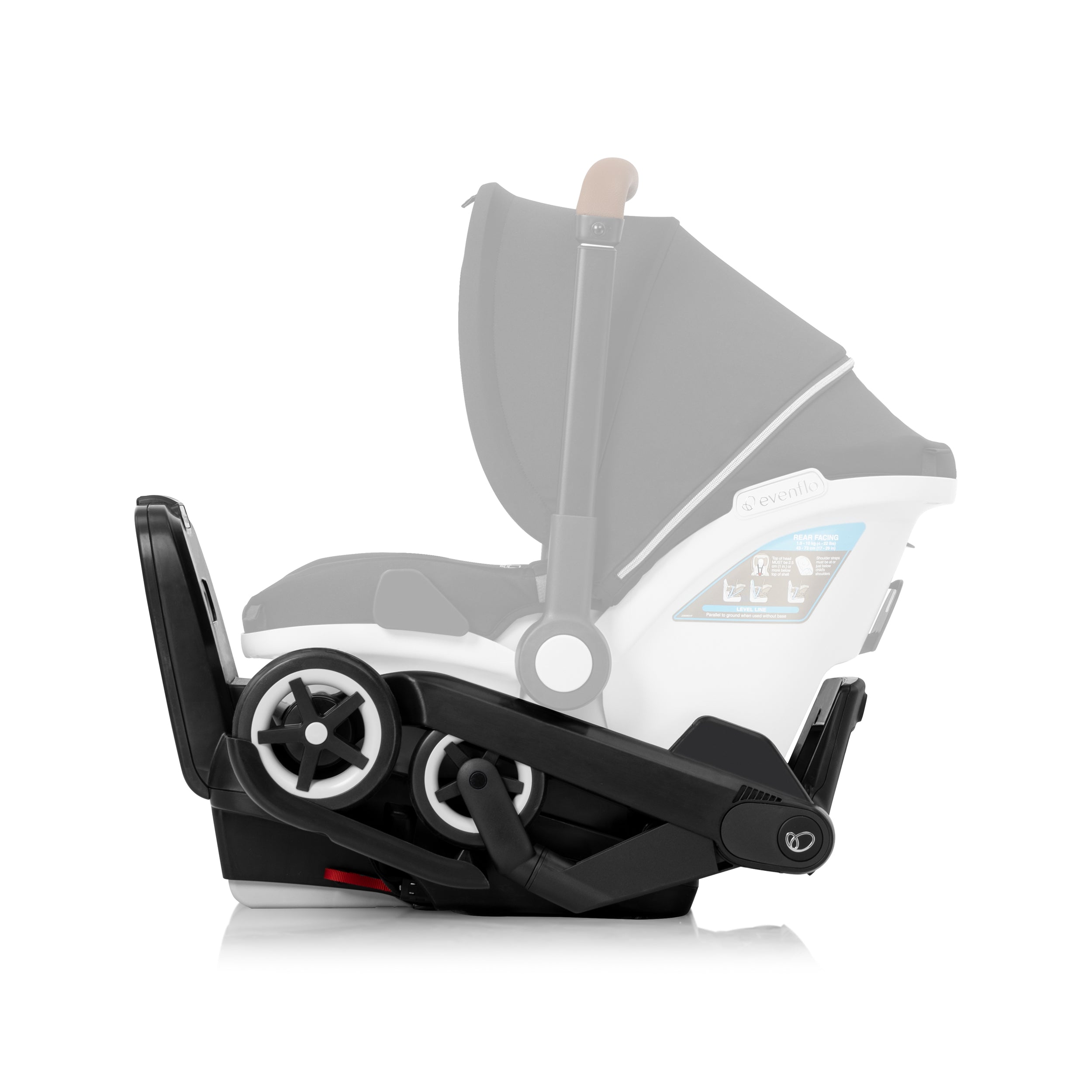 Evenflo Gold Shyft DualRide Infant Car Seat and Stroller Combo With Extended Canopy | Open Box