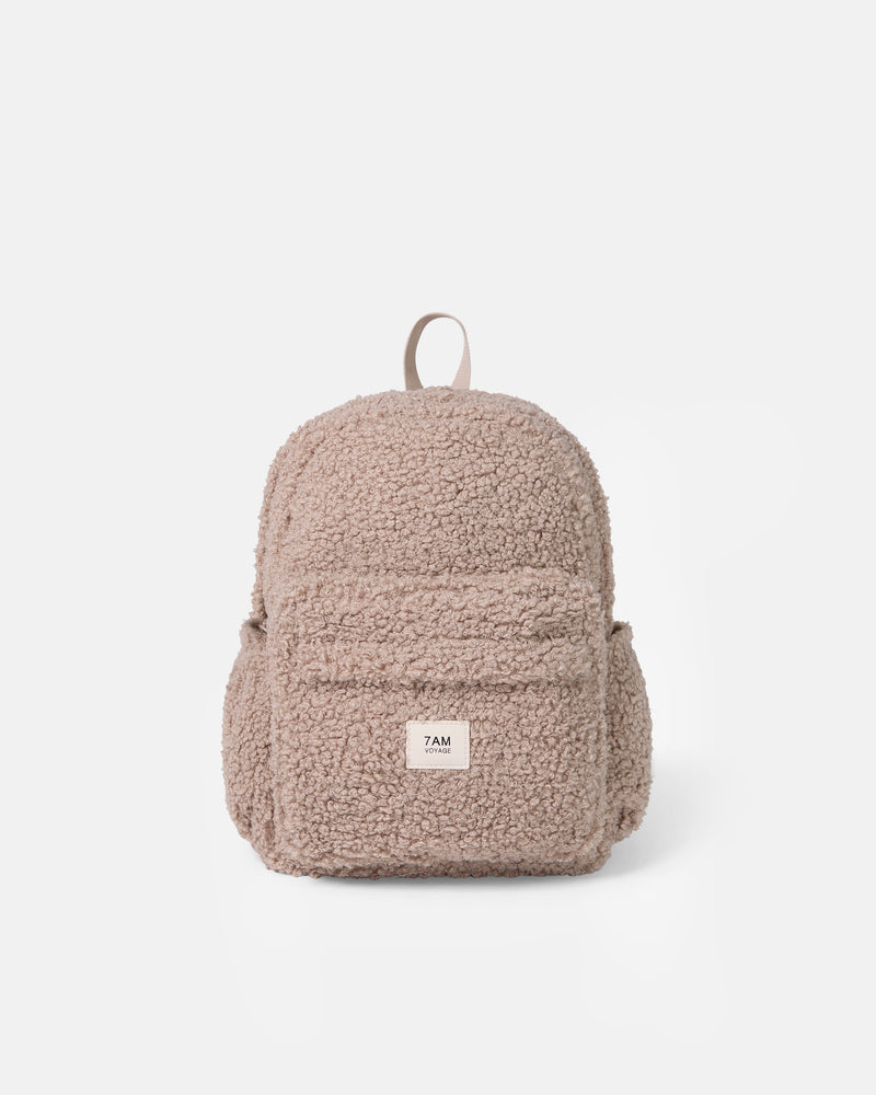 7AM Enfant Teddy Backpack - Oatmeal 7AM Enfant Teddy Backpack - Oatmeal