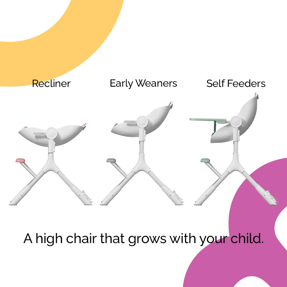 Oribel Cocoon Z 3-Stage High Chair - Open Box