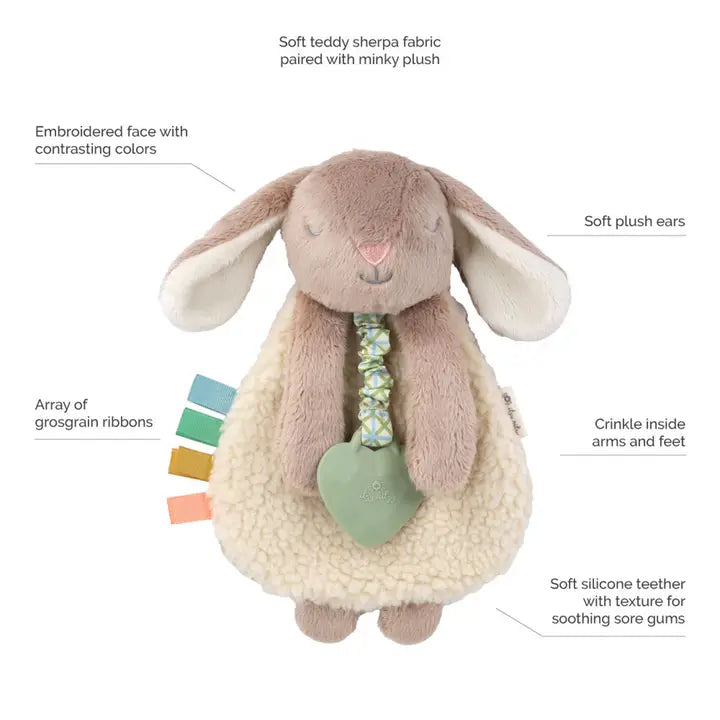 Itzy Ritzy Itzy Lovey Plush Toy And Teether