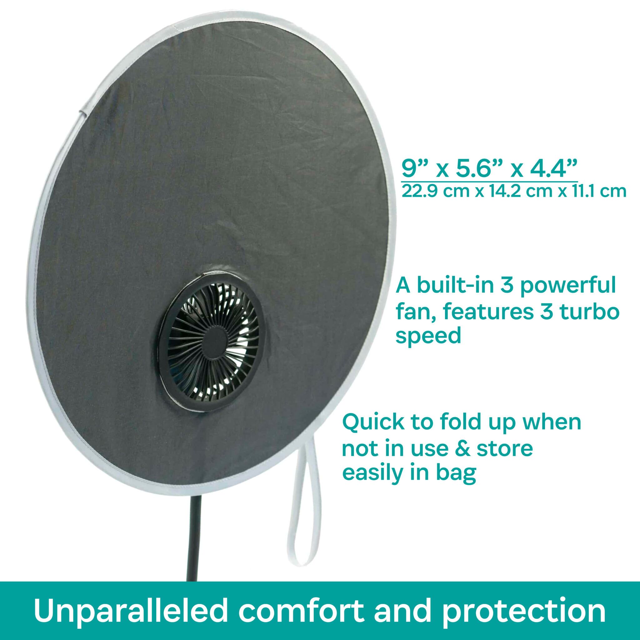 KidCo Stroller Coolshade Sunshade + Fan