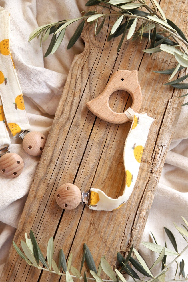 The Frenchie Knot Spring Pacifier Clip