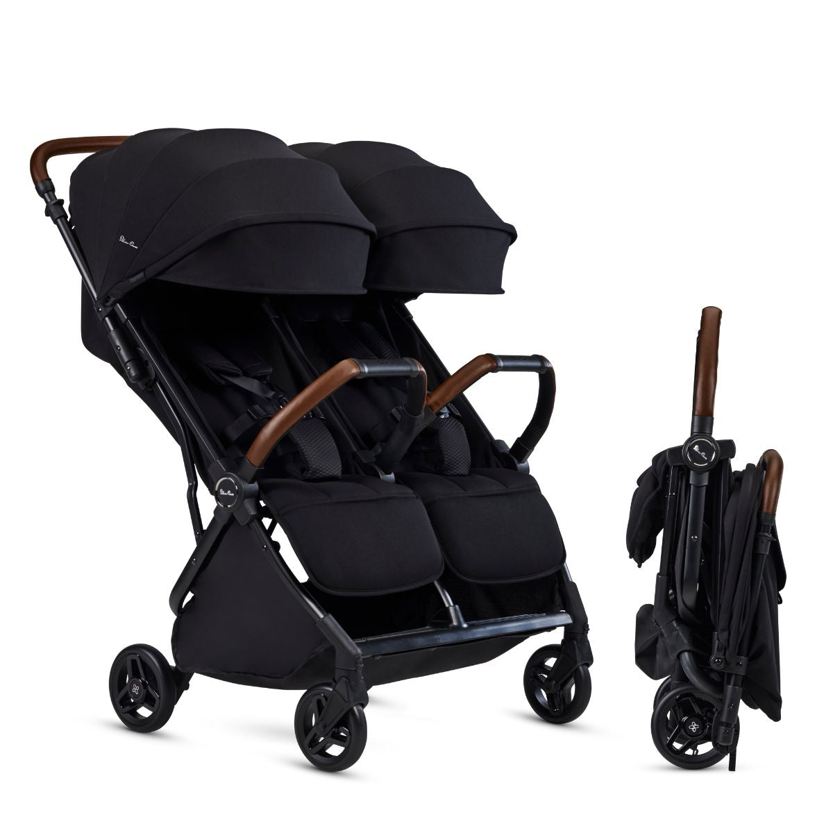Silver Cross Jet Double Stroller And Accessory Bundle