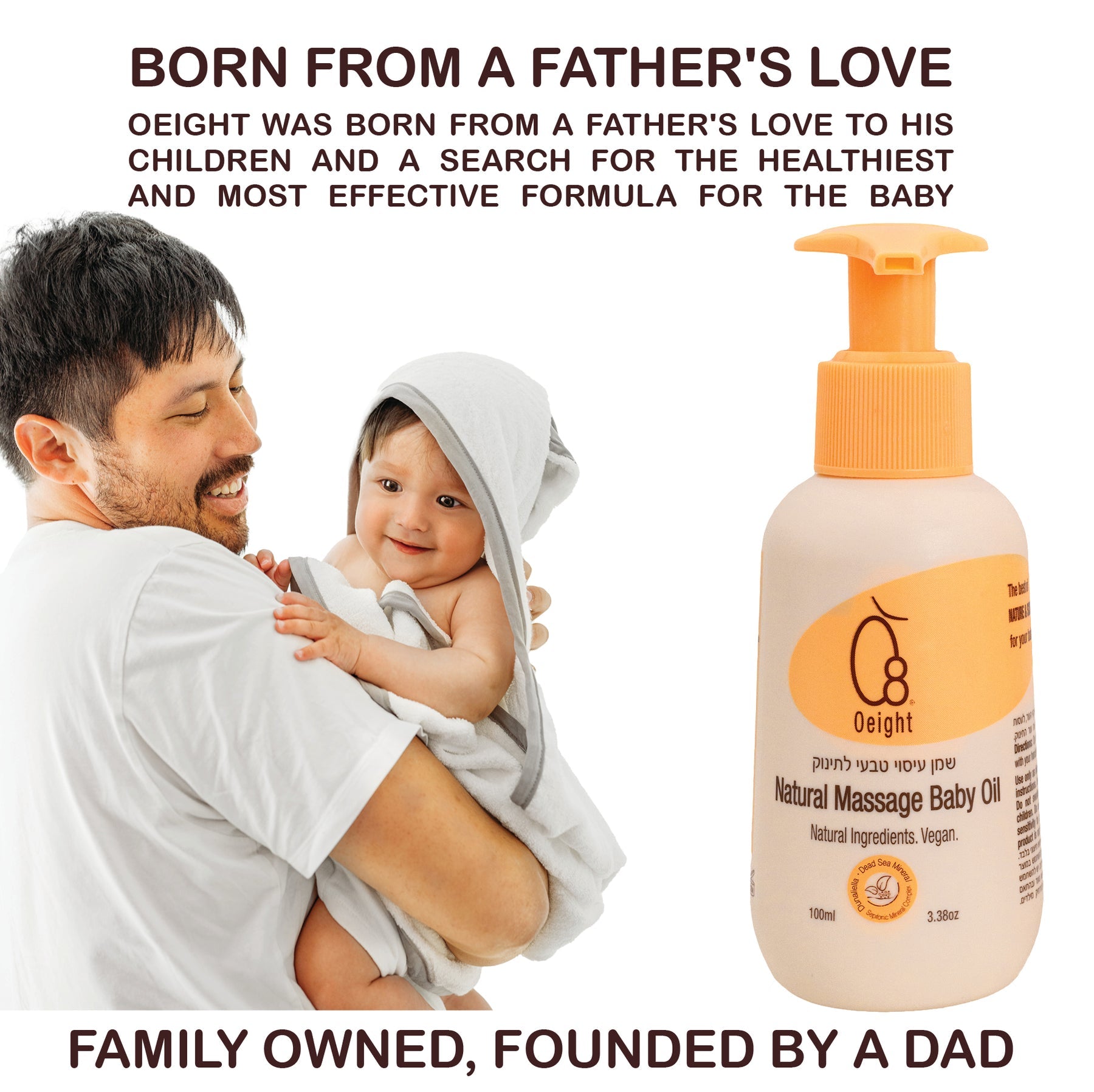Oeight Natural Massage Baby Oil