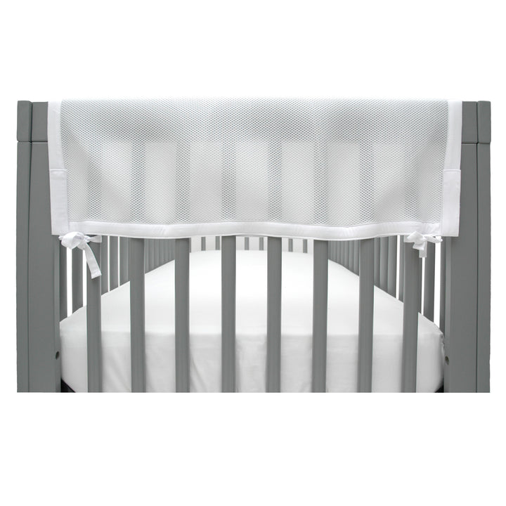 BreathableBaby Mesh Crib RailGuard Teething Cover - Short Panel 2-Pack