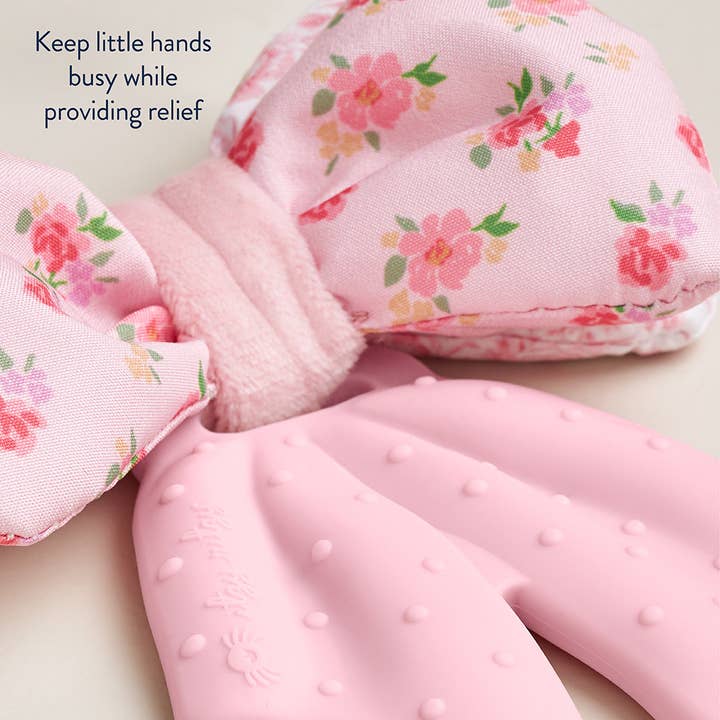 Itzy Ritzy Bow Sweetie Crinkle Sensory Teether