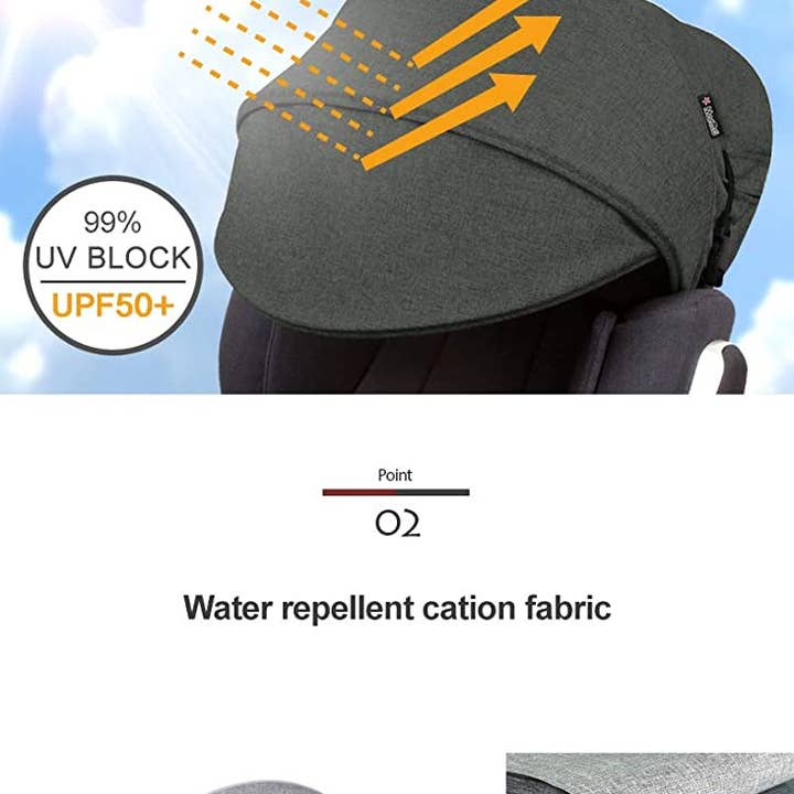 Manito Car Seat Sunshade