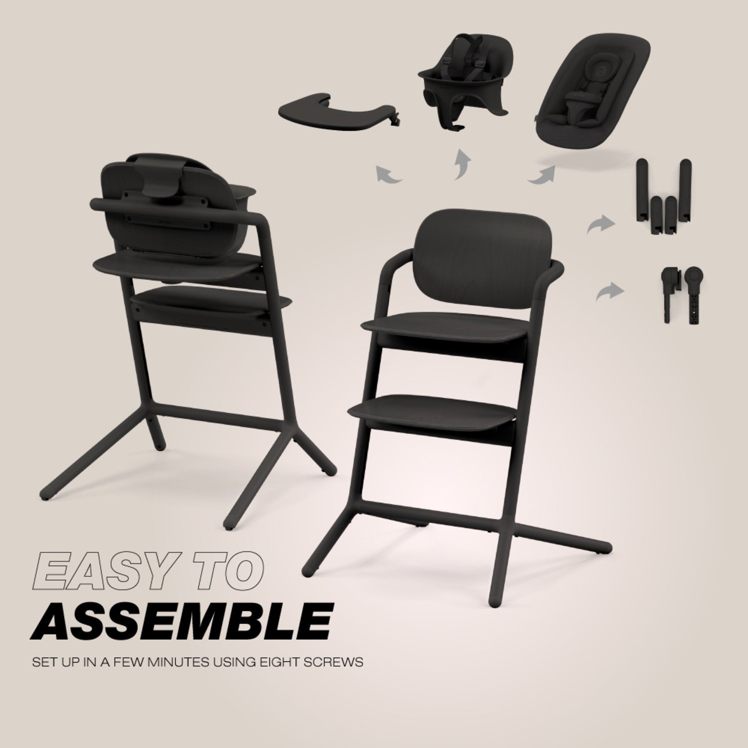 Cybex Lemo 3 High Chair 4-in-1 Set