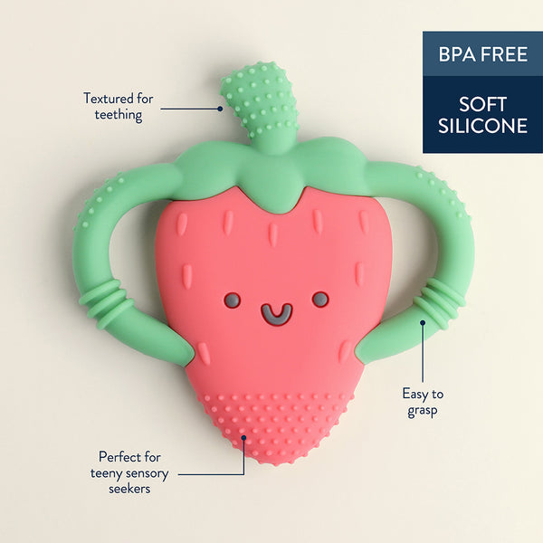 Itzy Ritzy Chew Crew Silicone Teether