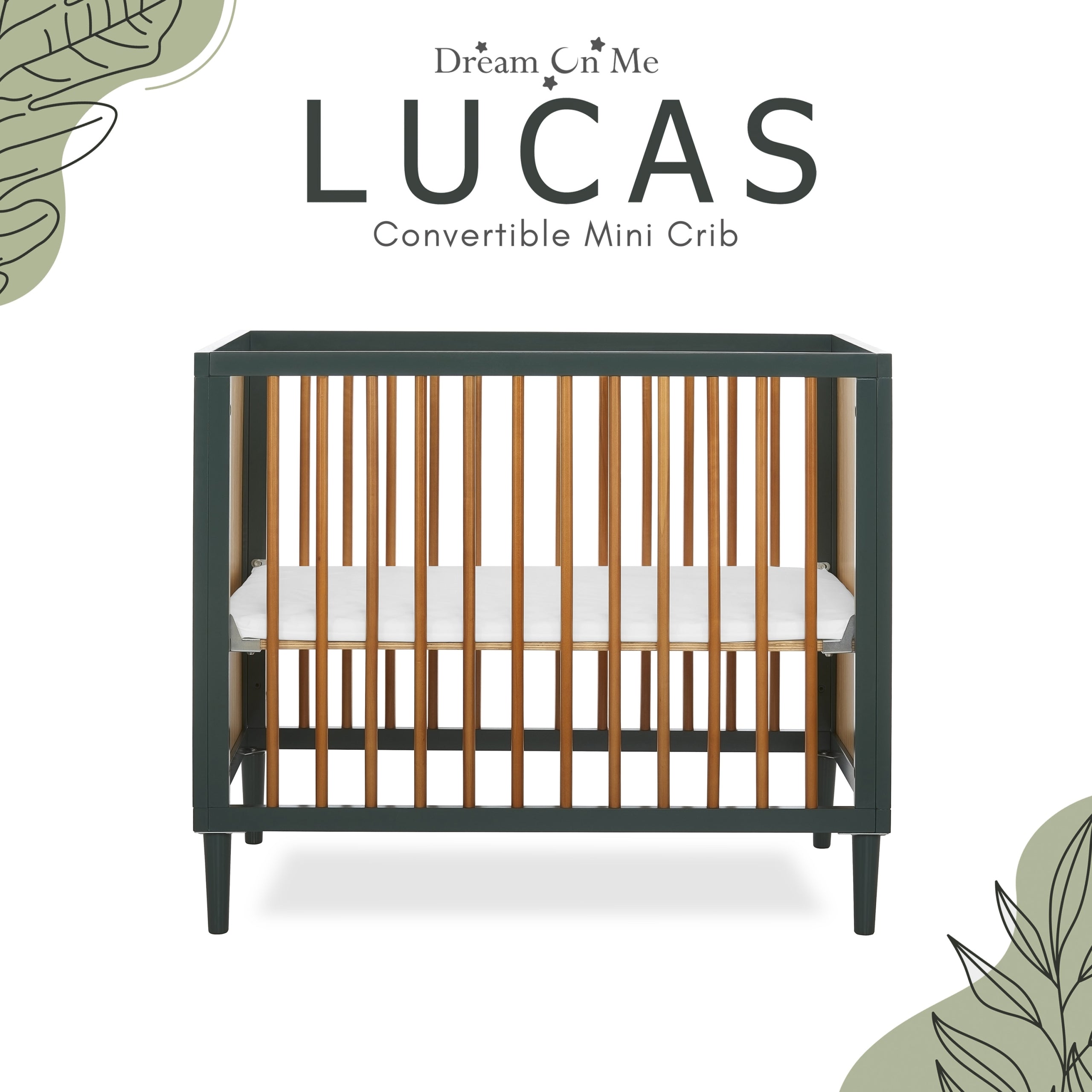 Dream On Me Lucas Mini Modern Crib