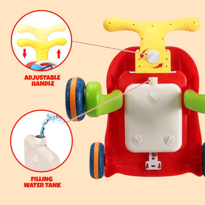 TOY Life 3-in-1 Baby Push Walker and Activity Center