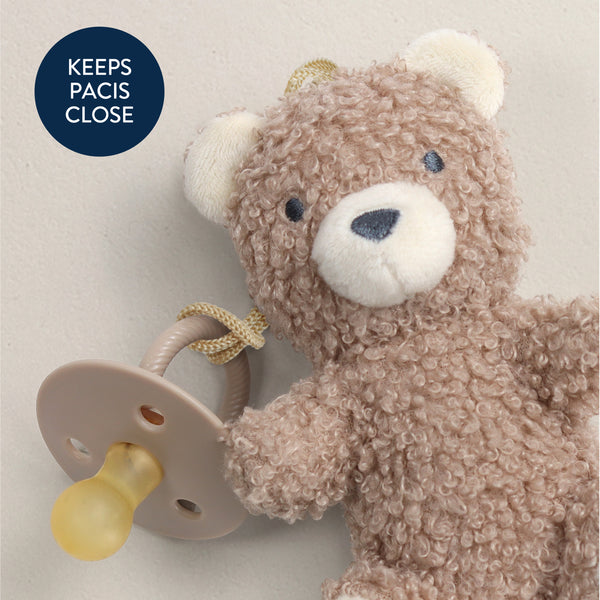 Itzy Ritzy Bitzy Pal Natural Rubber Pacifier & Plush Toy