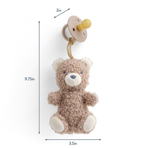 Itzy Ritzy Bitzy Pal Natural Rubber Pacifier & Plush Toy