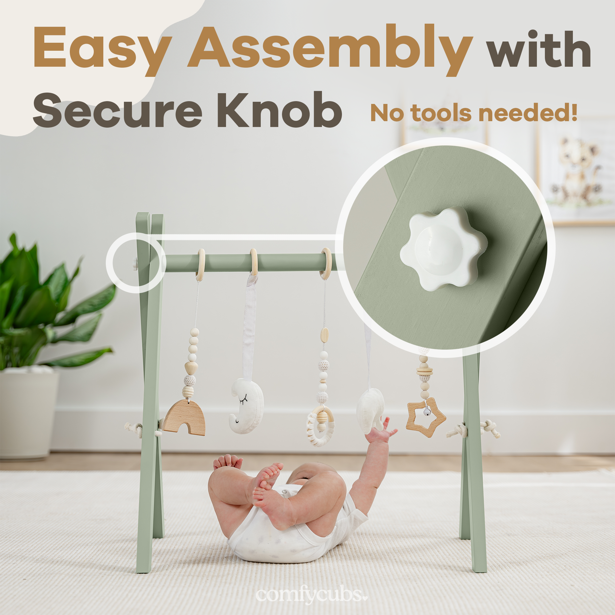 Comfy Cubs Baby Play Gym