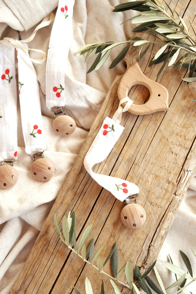 The Frenchie Knot Spring Pacifier Clip