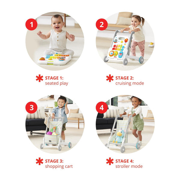 Skip Hop Explore & More 4-in-1 Grow Along Activity Walker Baby Toy