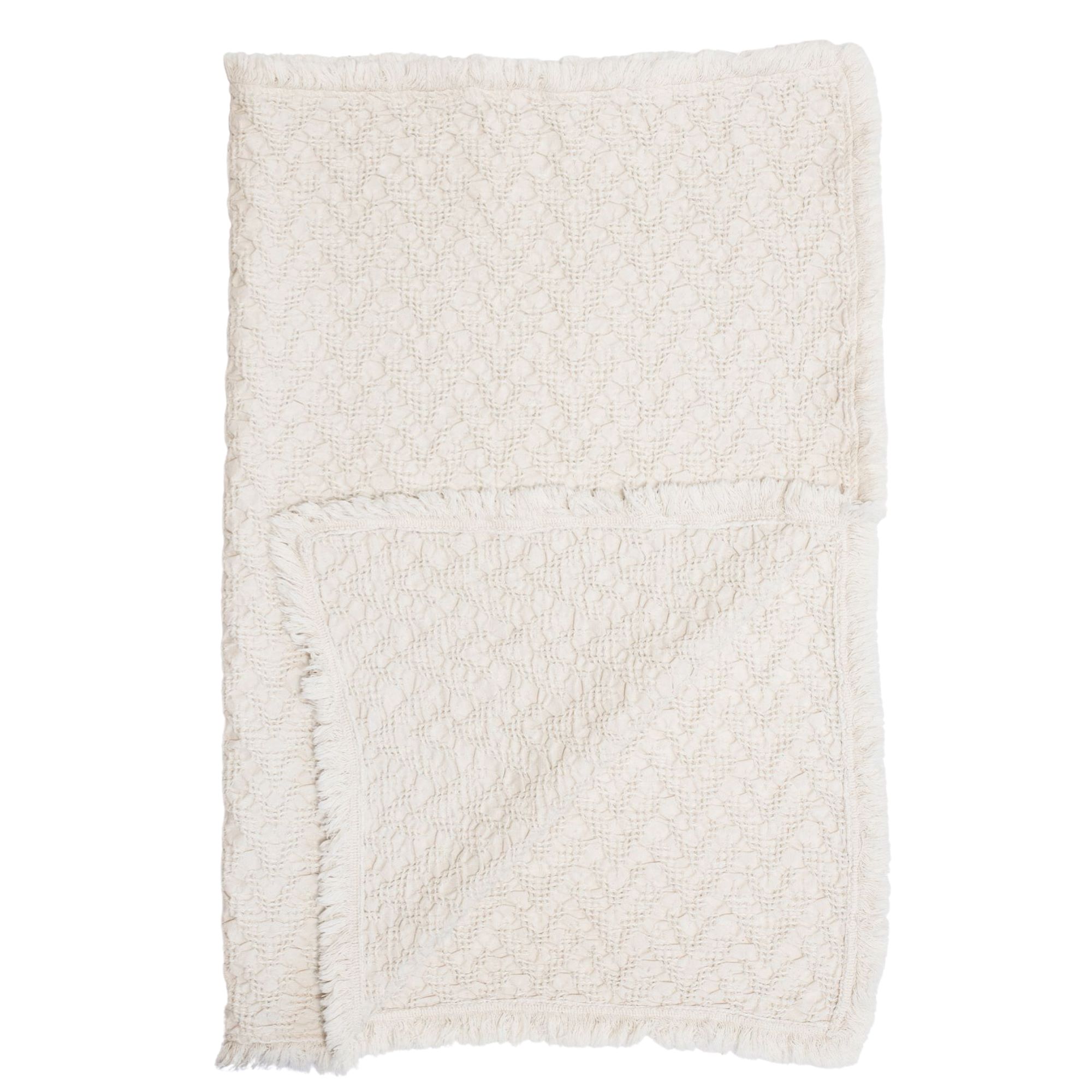 Crane Baby Oatmeal Boho Knit Blanket