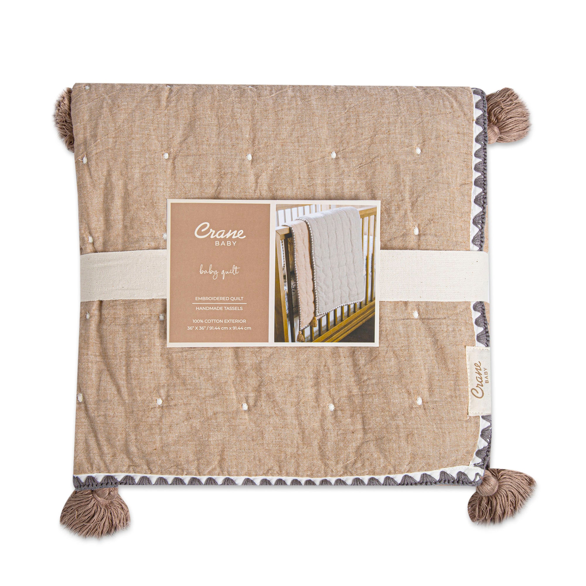Crane Baby Ezra Copper Baby Blanket