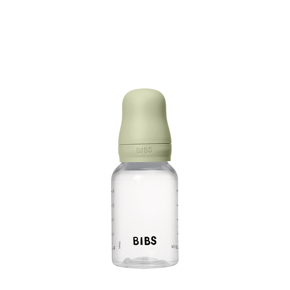 BIBS Baby BPA-Free Polypropylene Bottle Set 5oz. Silicone | 2 Pack