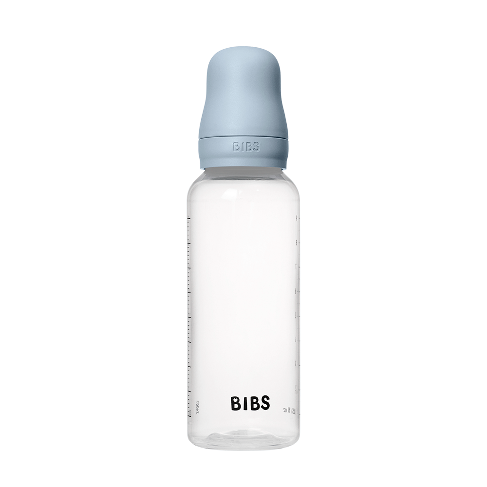 BIBS Baby BPA-Free Polypropylene Bottle Set 9oz Silicone | Medium Flow