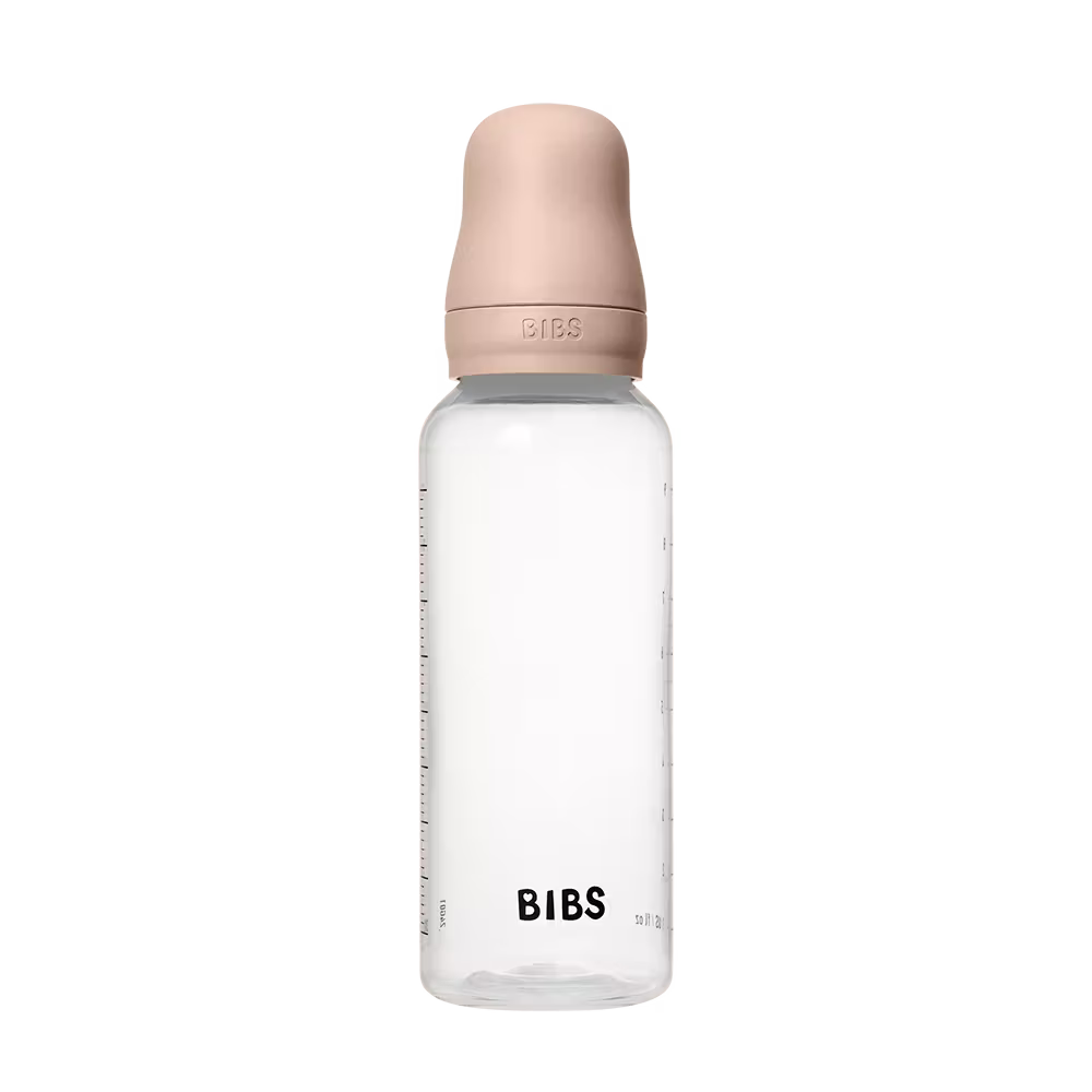 BIBS Baby BPA-Free Polypropylene Bottle Set 9oz Silicone | Medium Flow